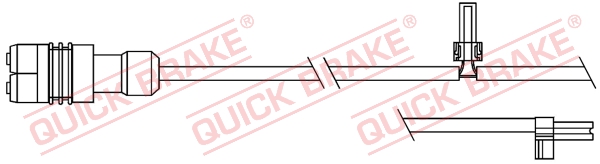 Czujnik zużycia klocka